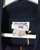 Navy Reebok Classic 1/4 Zip Sweatshirt - X-Large