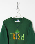Green Russel Athletic Irish Sweatshirt - X-Large
