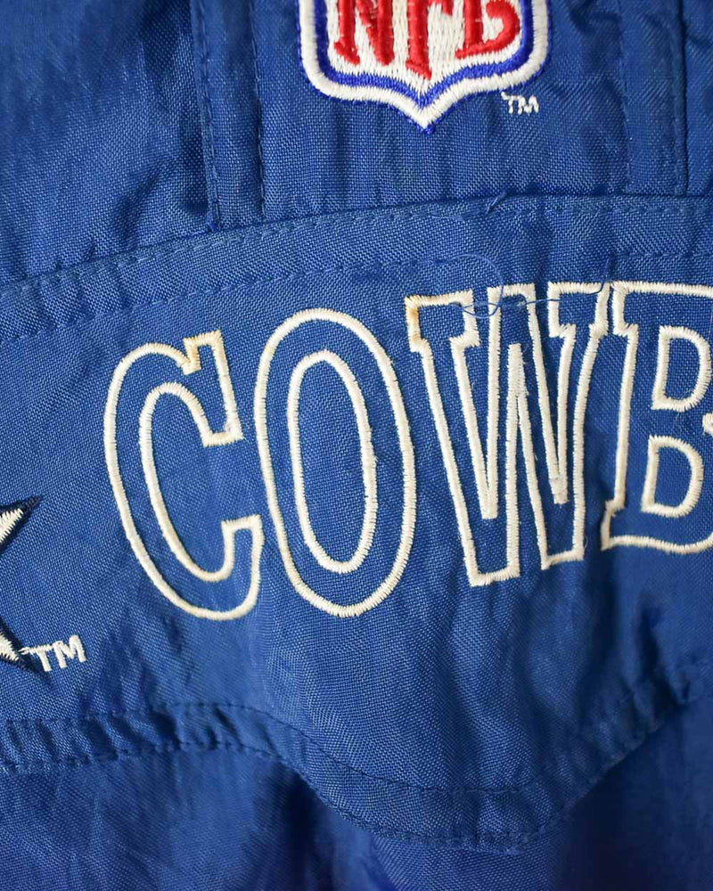 90s Starter NFL Dallas Cowboys 1/4 Zip Padded Coat (XL) – Stocked