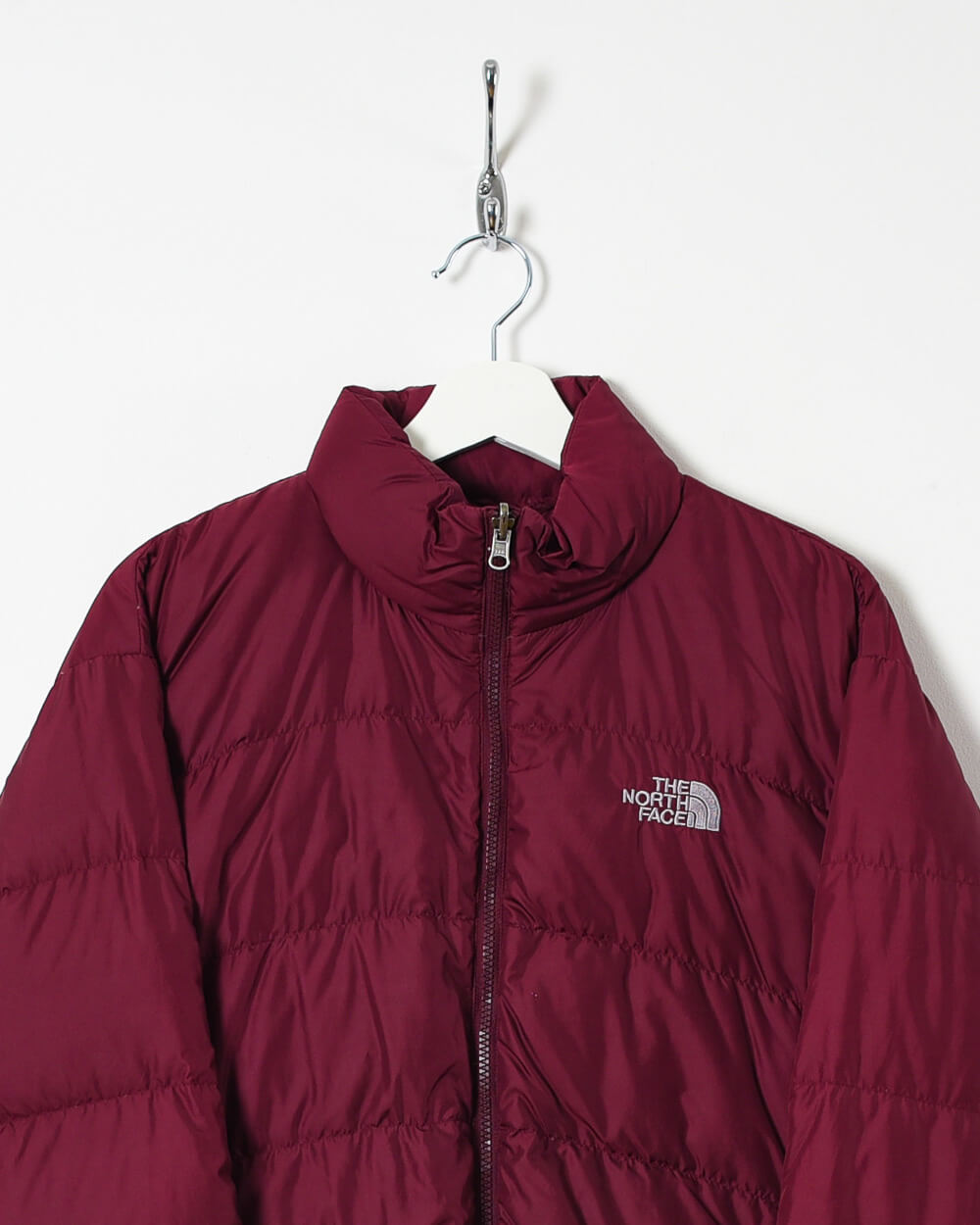 Maroon The North Face 700 Puffer Jacket - Large
