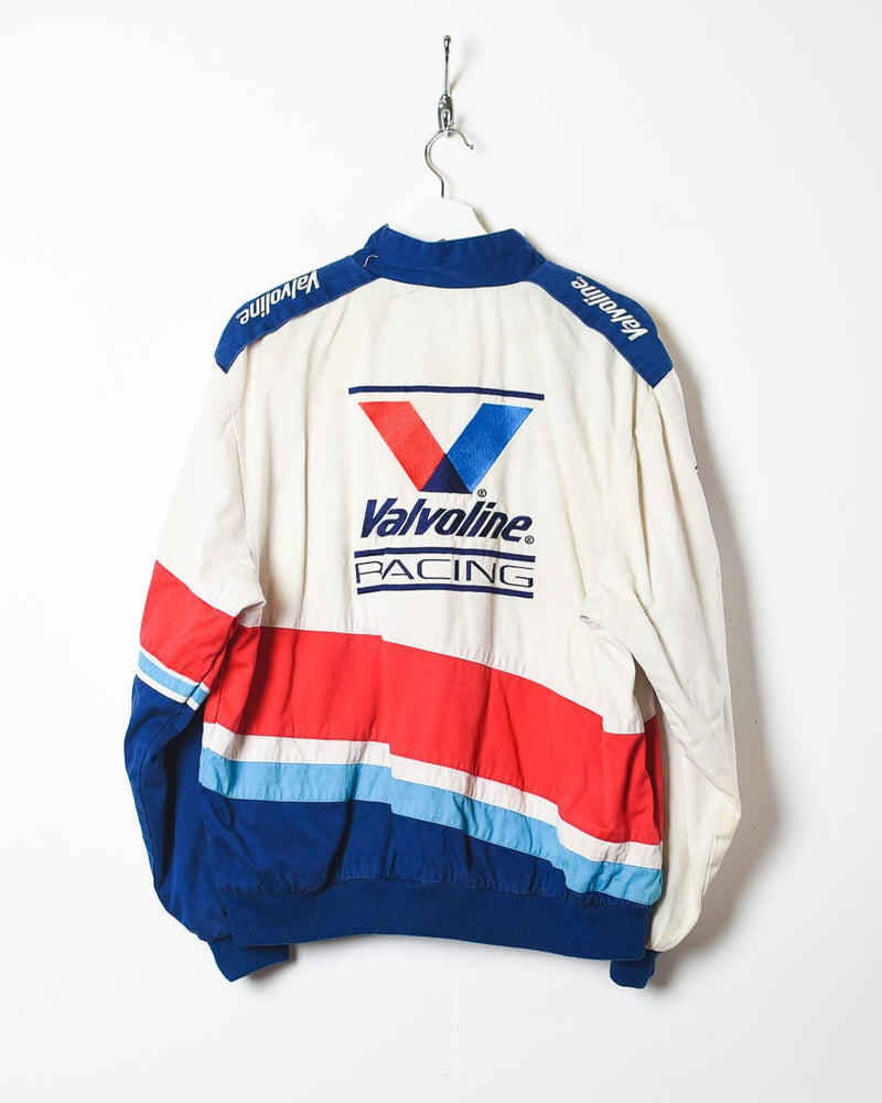 Vintage 00s White Valvoline Cummins Nascar Racing Jacket - Medium