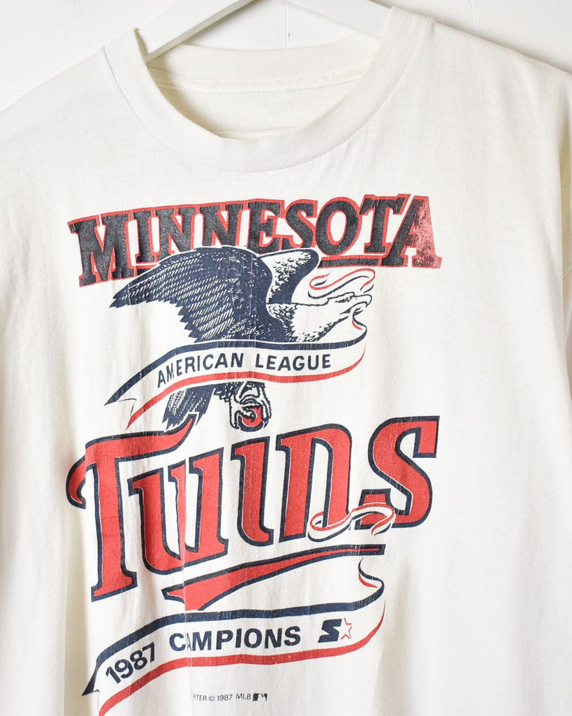 MLB Minnesota Twins Jersey Men Size XL Stitches Pullover White