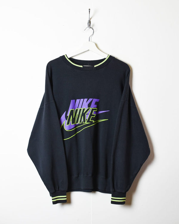 Black Nike 80s Sweatshirt - Large
