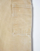 Neutral Carhartt Double Knee Carpenter Jeans - W38