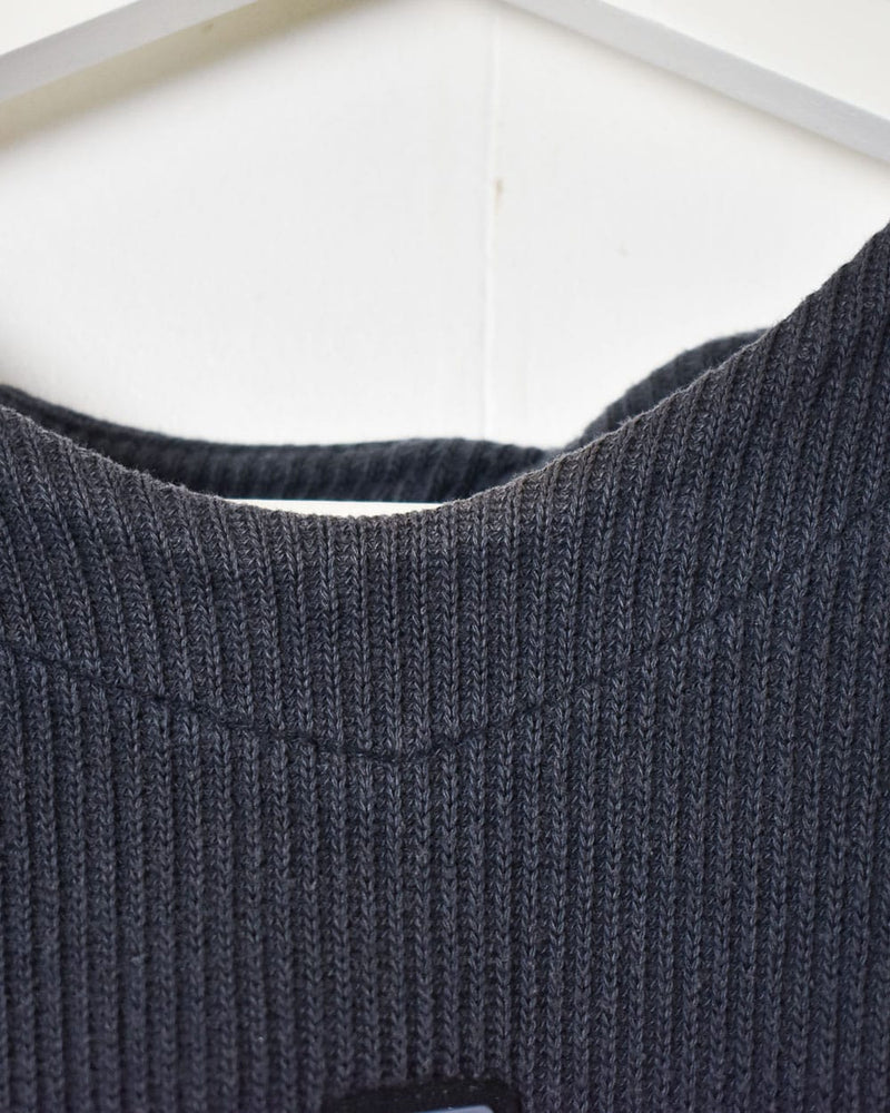 Navy Nike Corduroy Sweatshirt - Medium