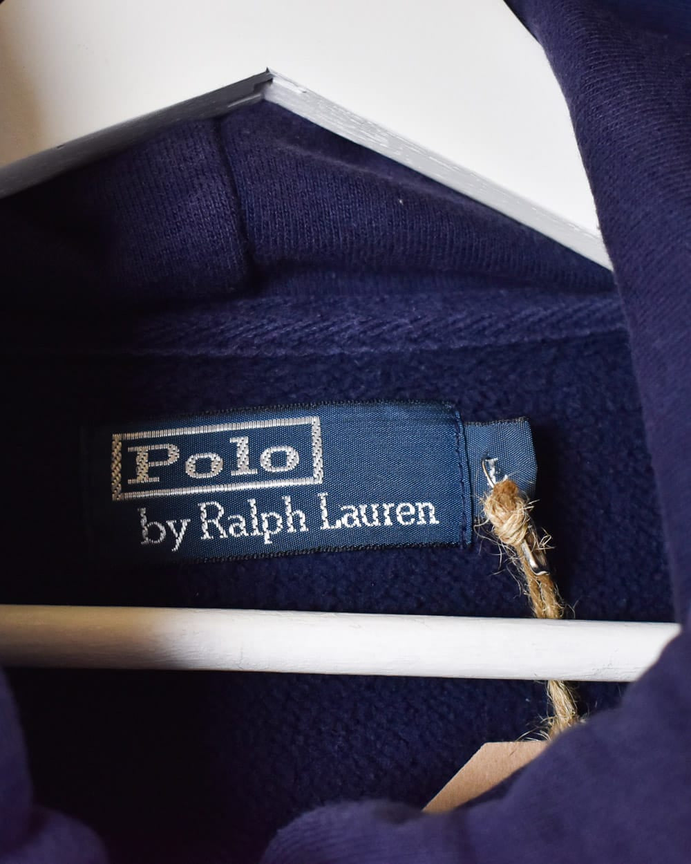 Navy Polo Ralph Lauren Rowing Zip-Through Hoodie - Large