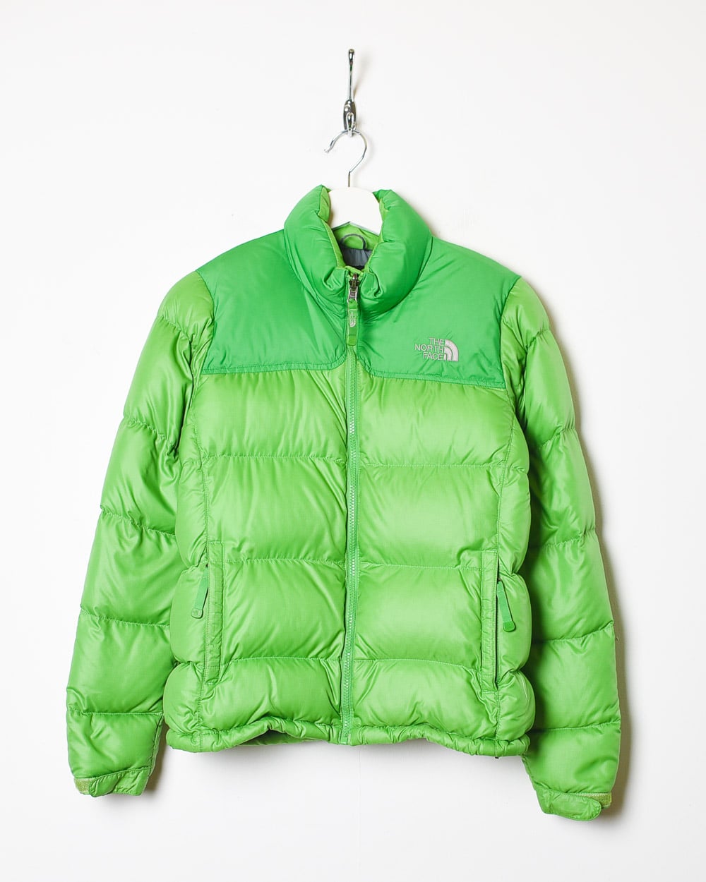 Vintage 90s Green The North Face Nuptse 700 Down Puffer Jacket 