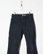 Black Carhartt Heavyweight Double Knee Carpenter Jeans - W32