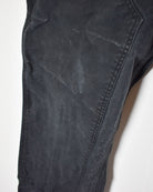 Black Carhartt Heavyweight Double Knee Carpenter Jeans - W32