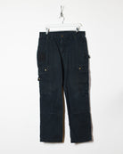 Black Carhartt Double Knee Carpenter Jeans - W33 L30