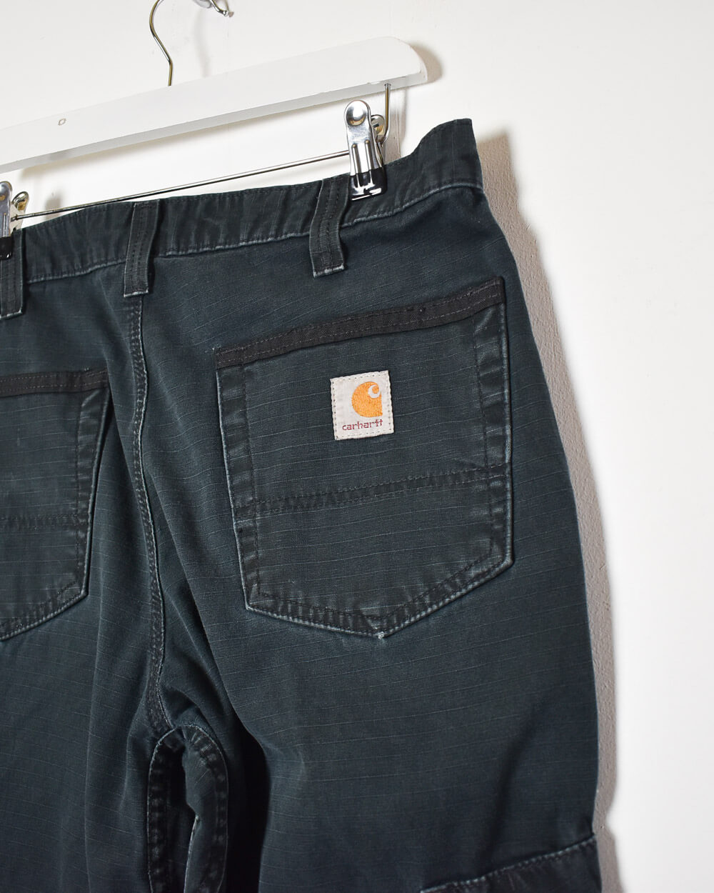 Black Carhartt Double Knee Carpenter Jeans - W33 L30