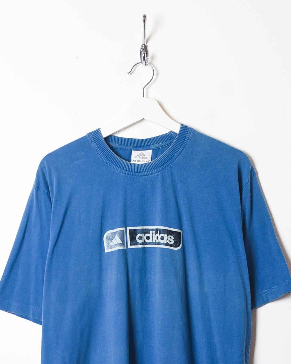 Blue Adidas T-Shirt - X-Large