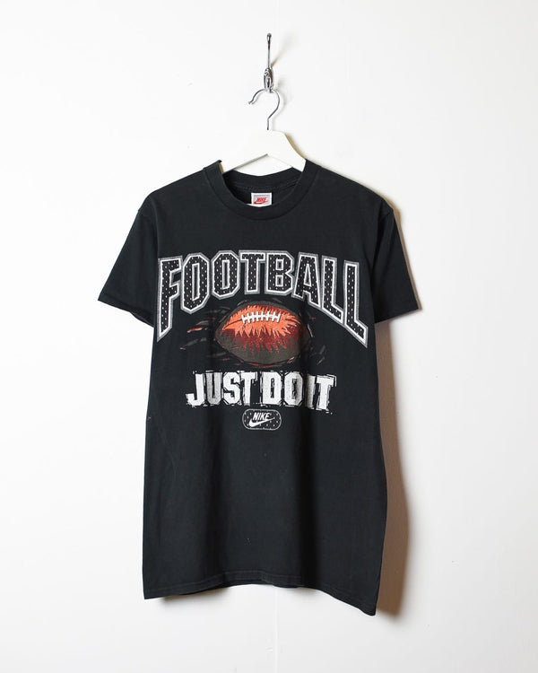 Black Nike Football Just Do It T-Shirt - Medium
