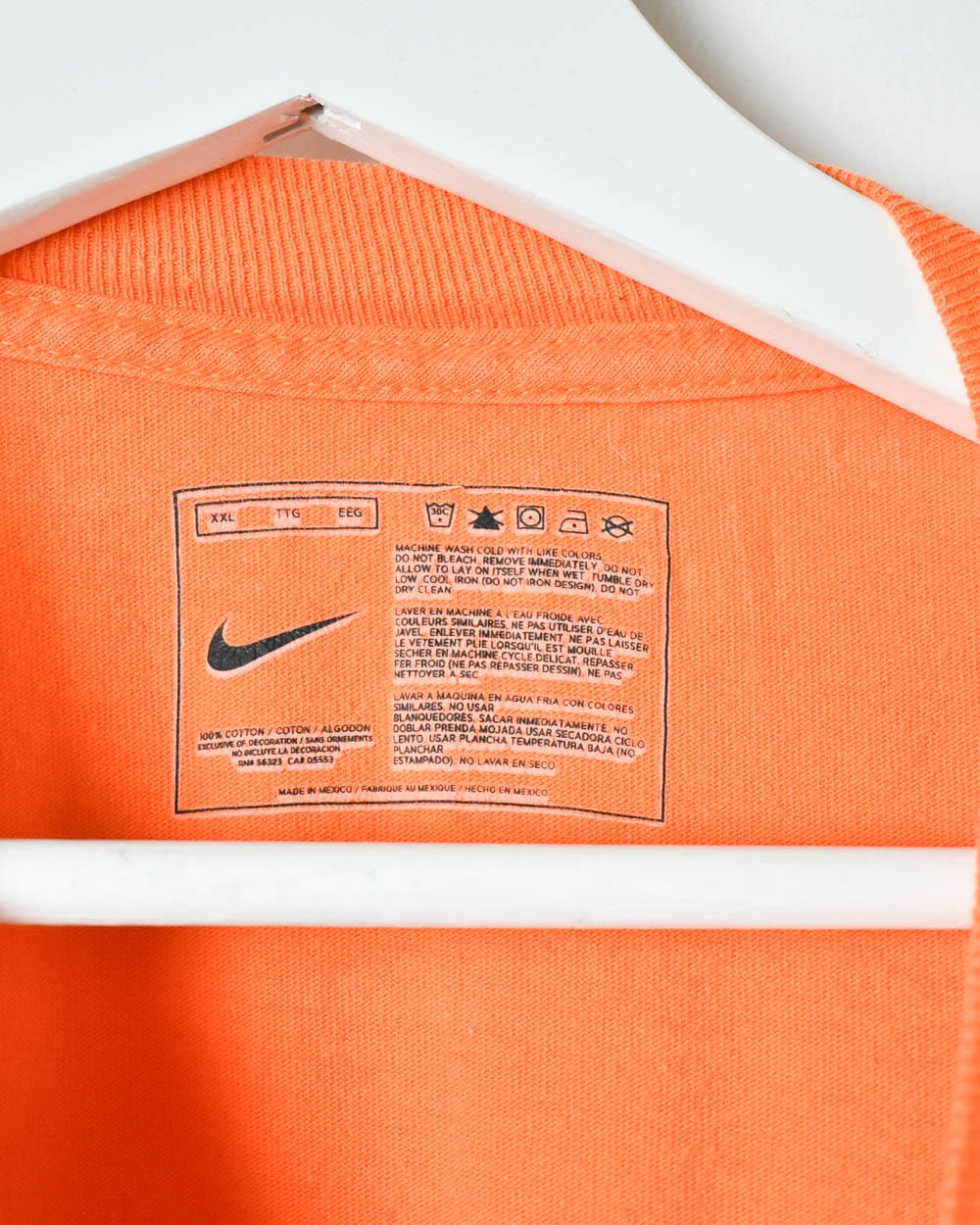 Orange Nike T-Shirt - XX-Large