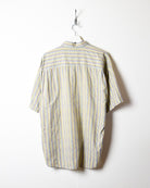 Multicolour Patterned Short Sleeved Shirt - Large