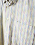 Multicolour Patterned Short Sleeved Shirt - Large