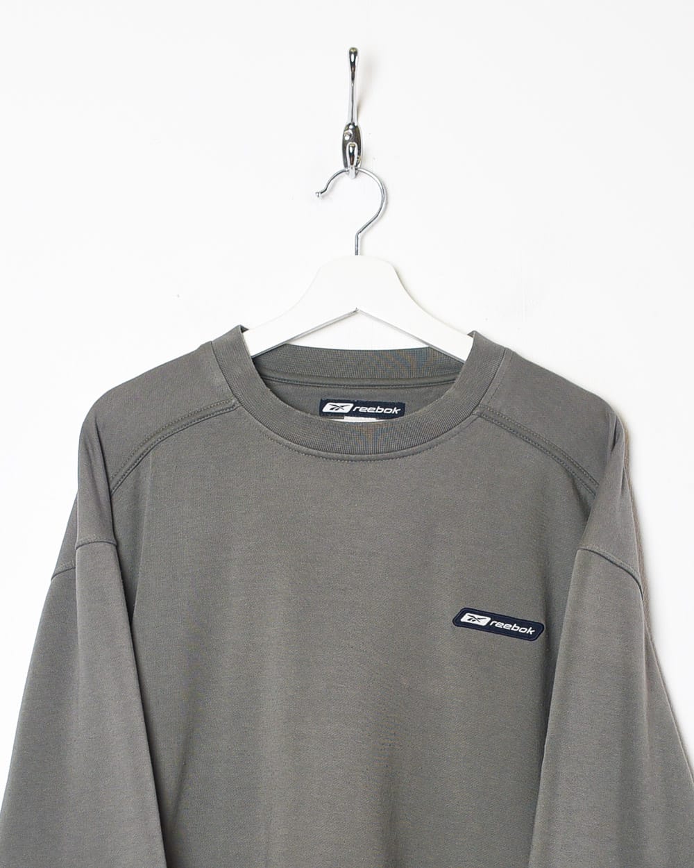 Khaki Reebok Sweatshirt - Medium