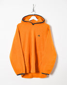Orange Adidas Hooded Fleece - Medium