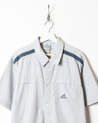 Stone Adidas Short Sleeved Shirt - Large