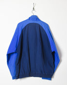 Blue Adidas Windbreaker Jacket - X-Large