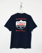 Navy Lucas Oil Products Inc T-Shirt - Medium