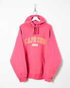 Pink Cape Cod Mass Hoodie - X-Large