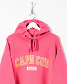 Pink Cape Cod Mass Hoodie - X-Large
