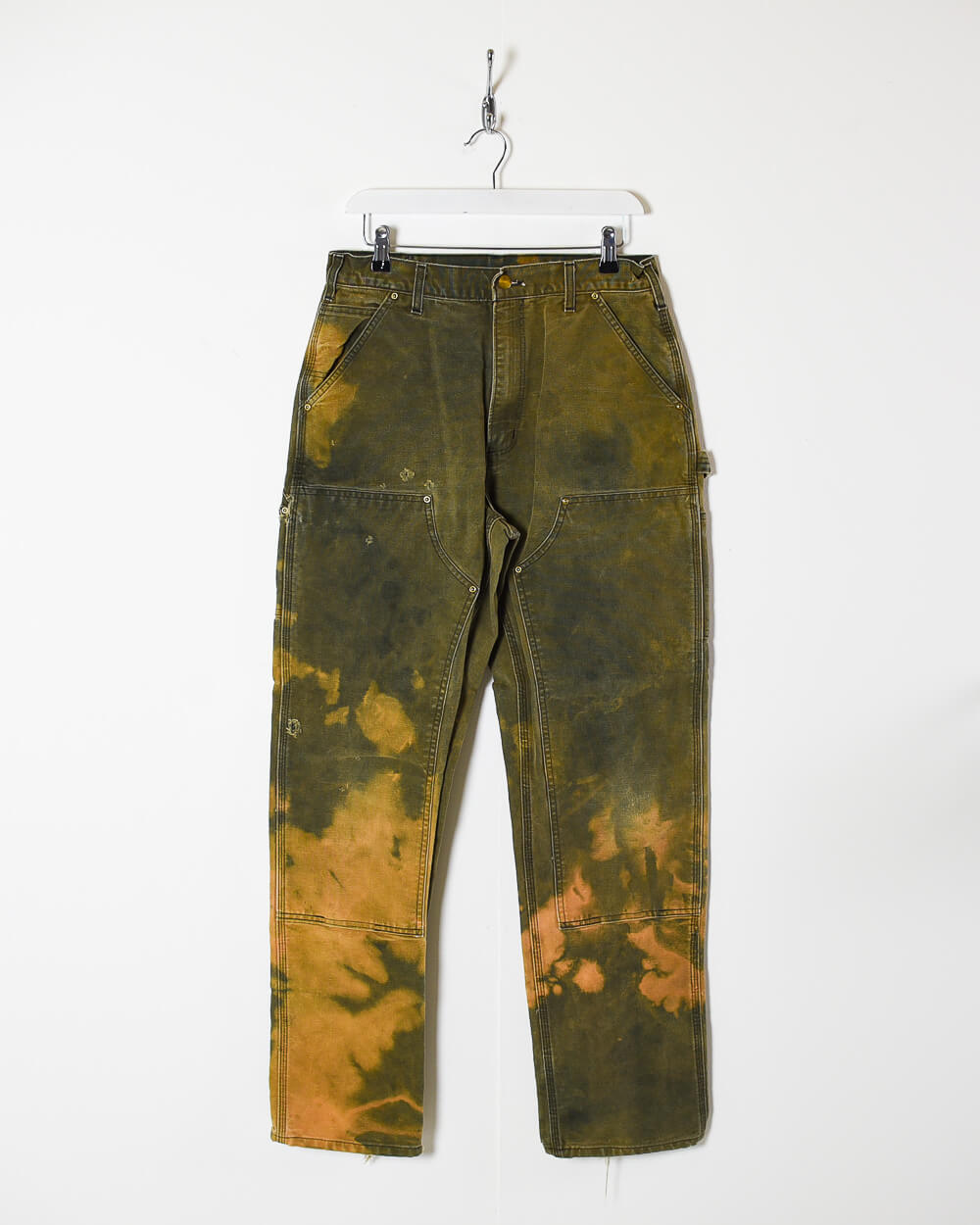 Green Carhartt Heavyweight Double Knee Jeans - W32 L32