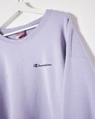Purple Champion Sweatshirt - X-Large