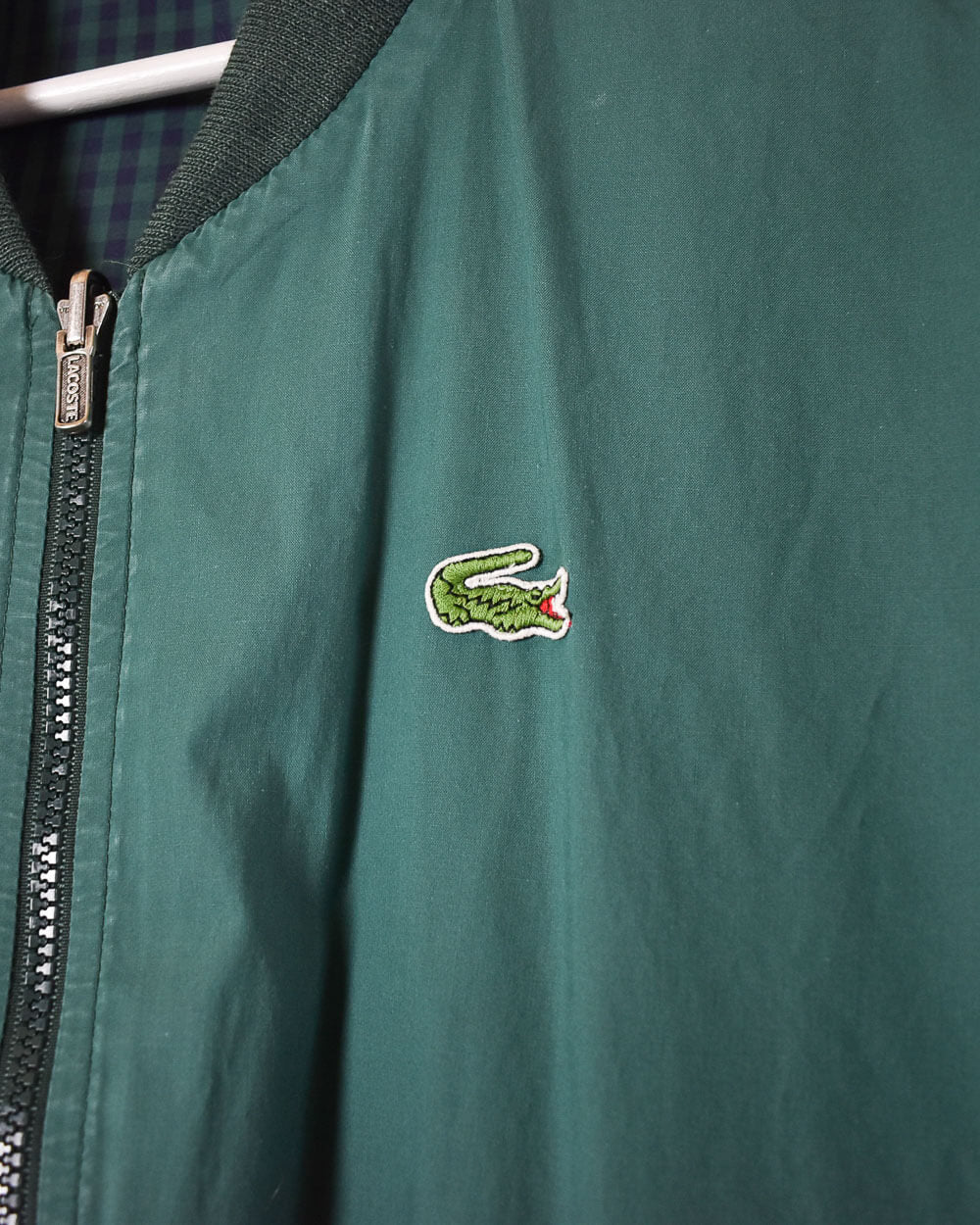 Green Chemise Lacoste Reversible Jacket - X-Large