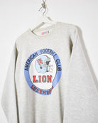 Stone Hanes American Football Club Luxembourg Lions Sweatshirt - X-Large