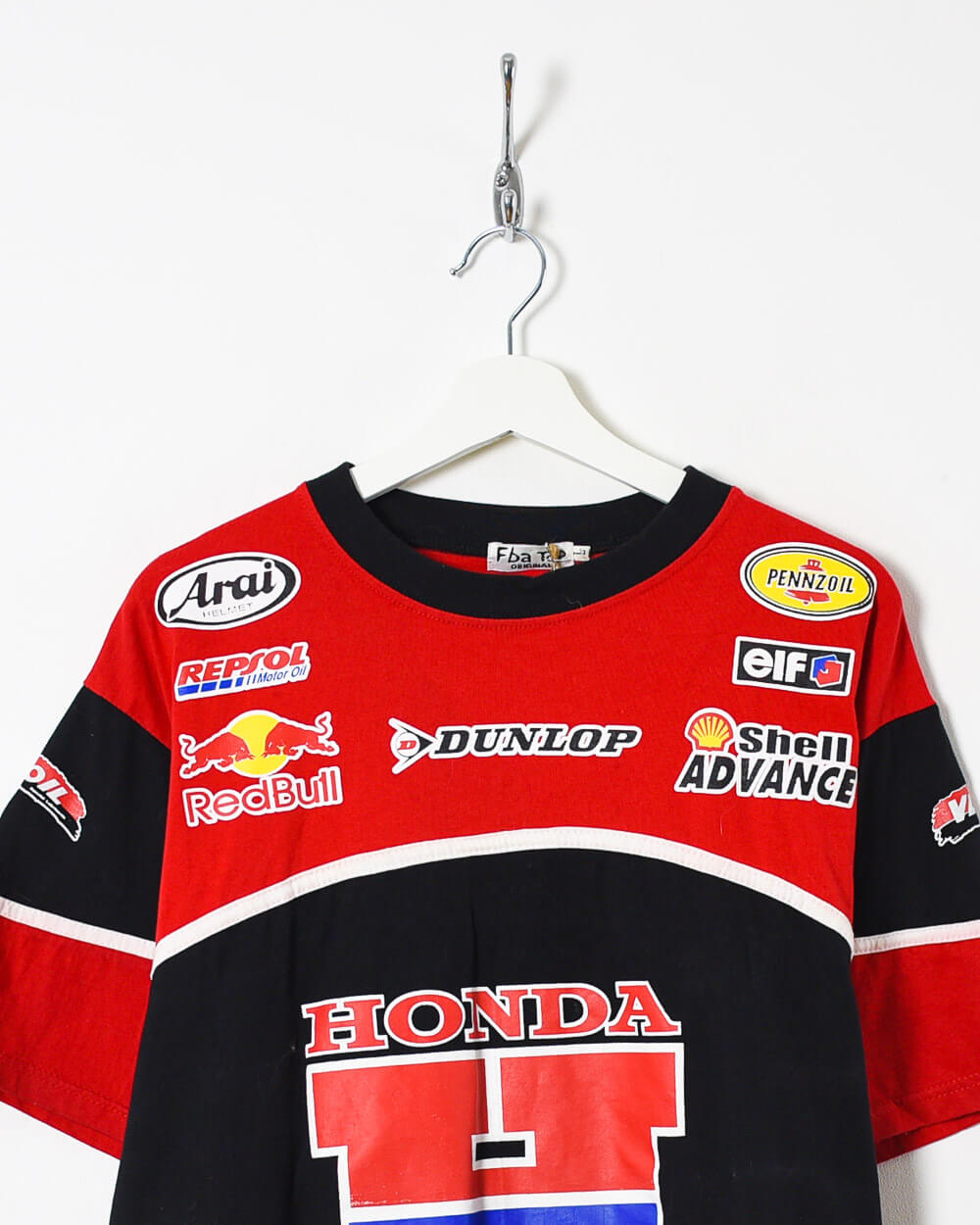 Black Honda Motor Bike Racing Team T-Shirt - Medium