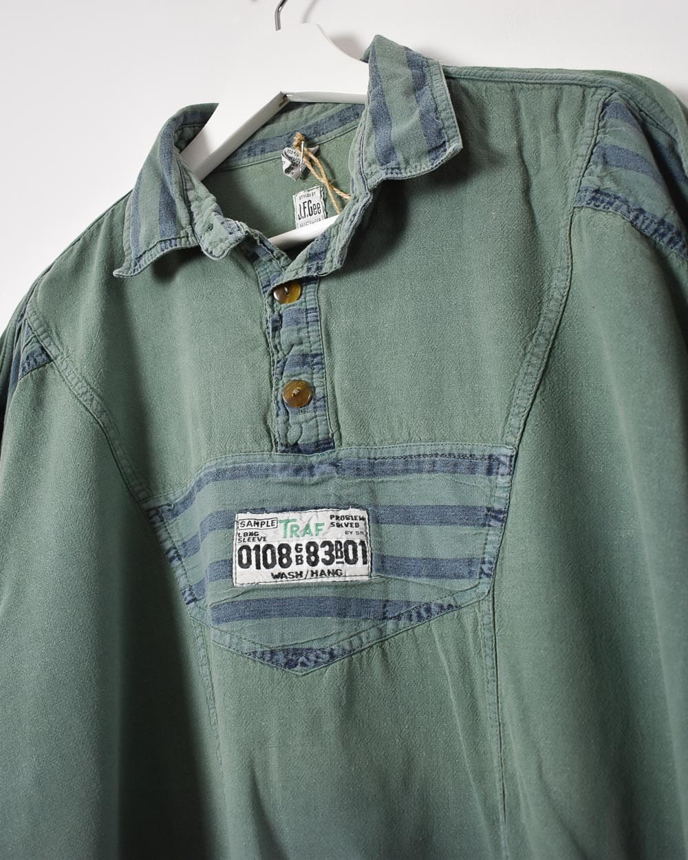 Green Vintage JFGee Traf Sweatshirt - X-Large