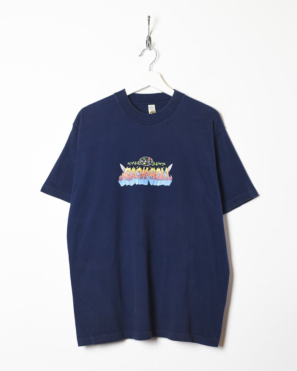 Navy Maui Rock & Roll T-Shirt - Large