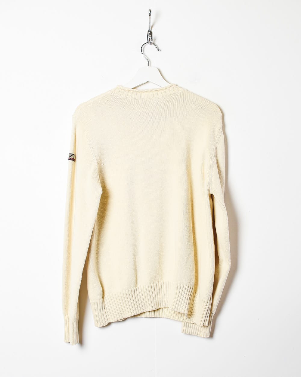 Neutral Napapijri Knitted Sweatshirt - Small