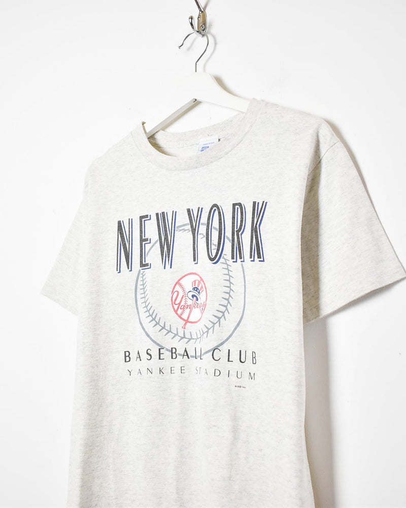 Vintage 90s Stone New York Yankees Graphic T-Shirt - Large Women's Cotton–  Domno Vintage