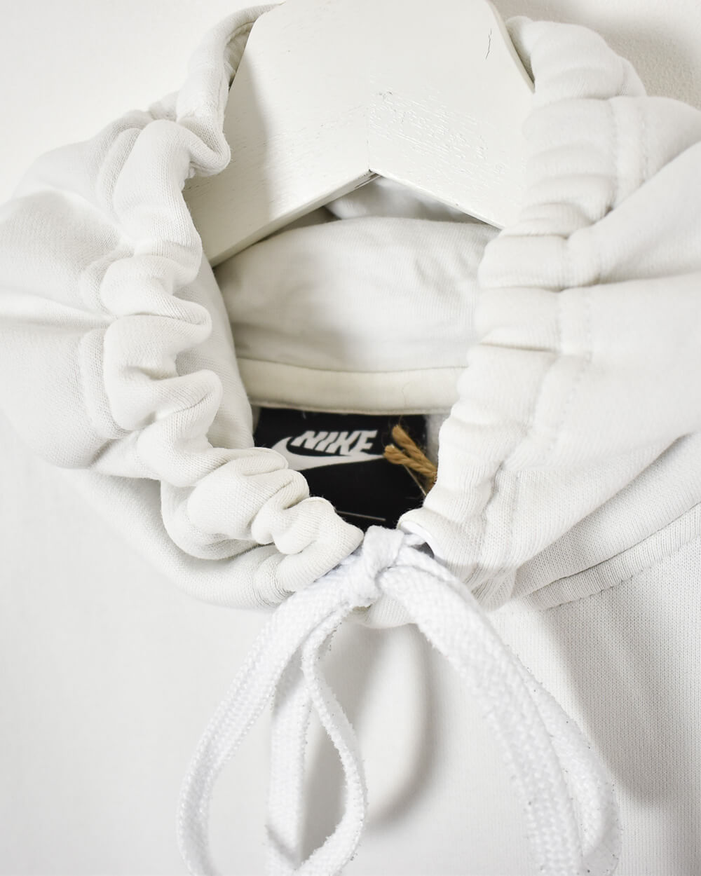 White Nike Hoodie - Small
