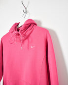 Pink Nike Women's Hoodie - Large