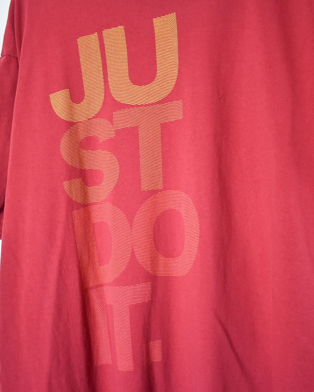 Red Nike Just Do It T-Shirt - Large