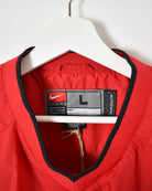 Red Nike Georgia Bulldogs Pullover Jacket - X-Large