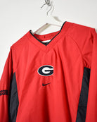 Red Nike Georgia Bulldogs Pullover Jacket - X-Large