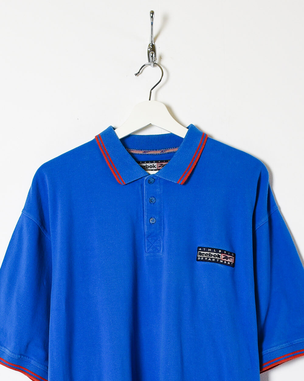 Blue Reebok Athletic Department Polo Shirt - XX-Large