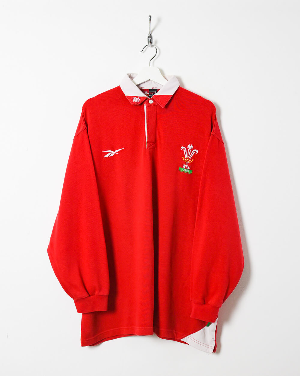 Red Reebok Wales Rugby Shirt - XX-Large