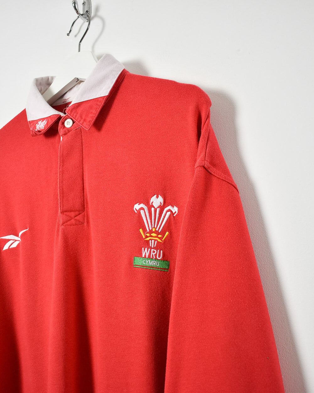 Red Reebok Wales Rugby Shirt - XX-Large