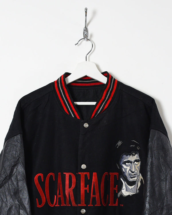 Black Scarface Varsity Jacket - XX-Large