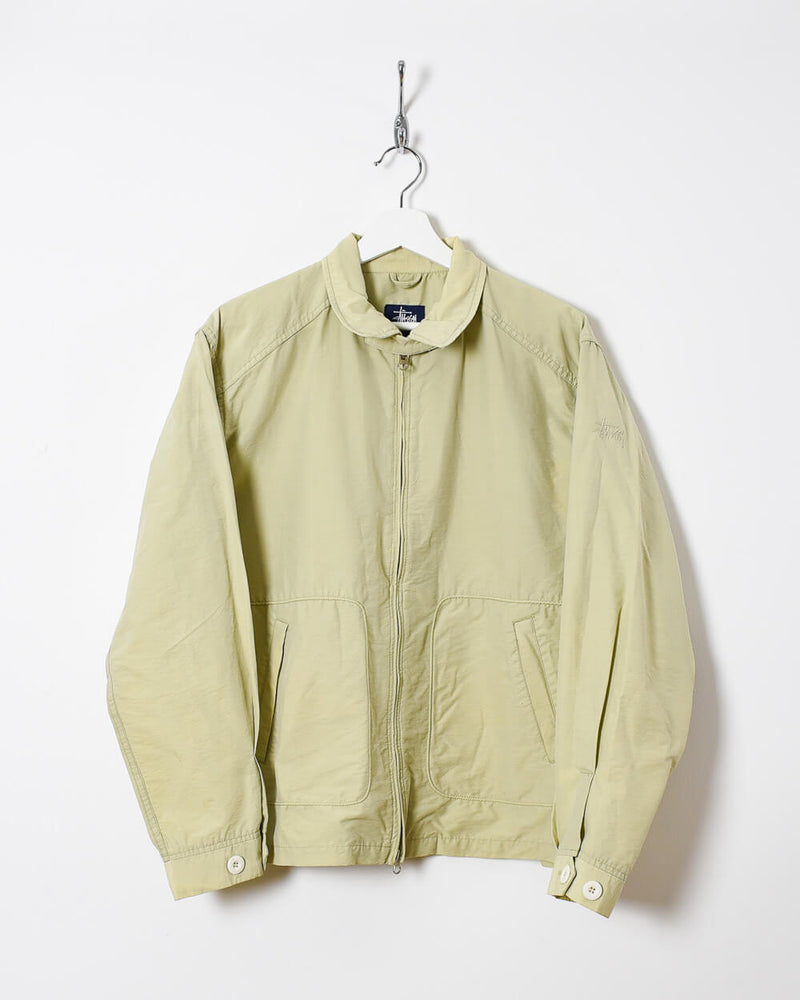 Vintage 00s Nylon Plain Neutral Stussy Harrington Jacket
