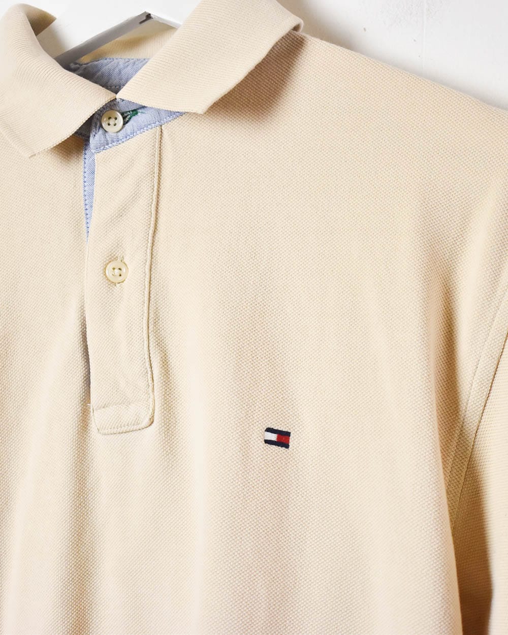 Neutral Tommy Hilfiger Polo Shirt - Small