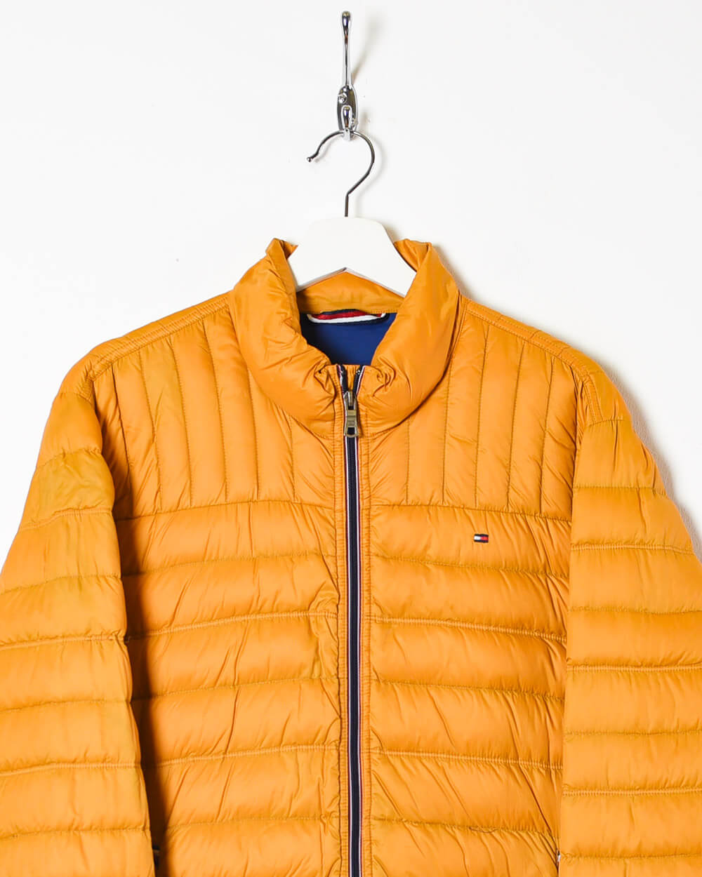 Yellow Tommy Hilfiger Down Puffer Jacket - Large
