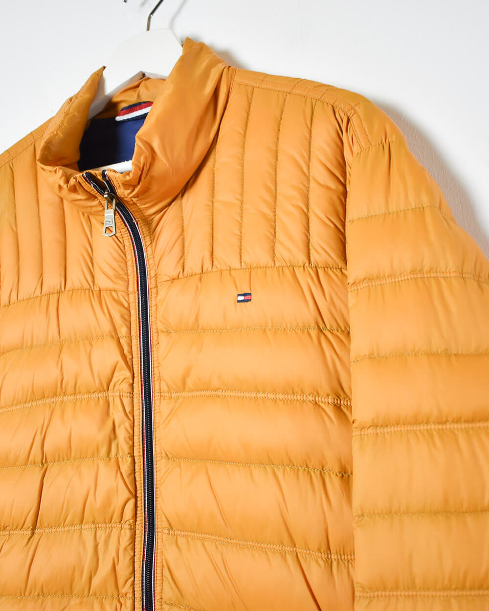 Yellow Tommy Hilfiger Down Puffer Jacket - Large