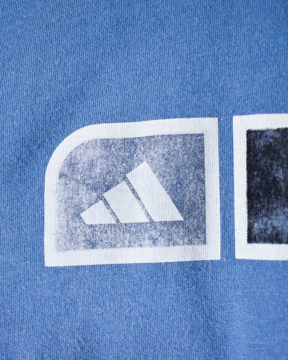 Blue Adidas T-Shirt - X-Large